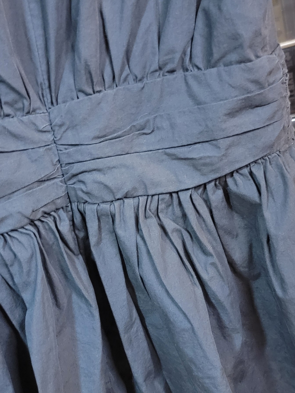 Day + Mood Black Puff-Sleeve V-Neck Romper Size Medium - Picture 3 of 7